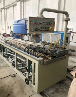 Линия производства погонажных изделий из ПВХ в комплекте с линией УФ покраски и дробилкой