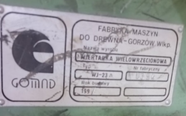 Многошпиндельный сверлильный станок GOMAD WJ-23