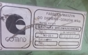 Многошпиндельный сверлильный станок GOMAD WJ-23