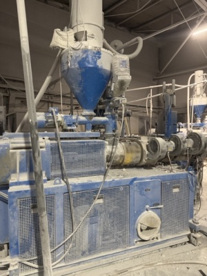 Экструдер THEYSOHN 108/118, линия для производства сайдинга