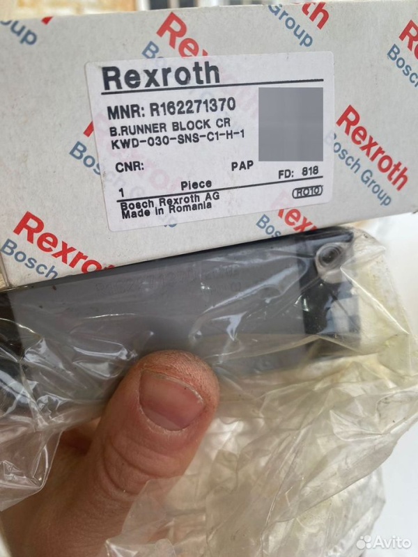 Линейный подшипник (каретка) BOSCH REXROTH - R162271370