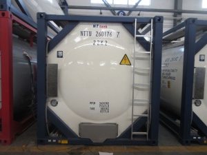 Танк-контейнер 26м3 тип Т11 с термоизоляцией и подогревом, для перевозки наливных грузов, новый