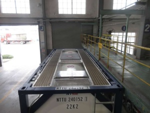 Танк-контейнер тип Т11 объём 24м3 для перевозки щелочных элементов, новый