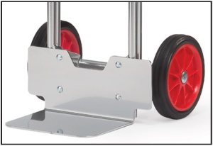 Ручная двухколесная алюминиевая тележка грузоподъемностью до 200 кг