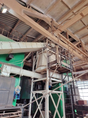 Линия измельчения и сушки сырья для производства биотоплива