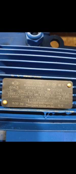 Электродвигатель асинхронный