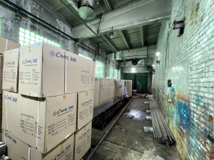 Морозильный ларь Снеж МЛГ-500 серого цвета