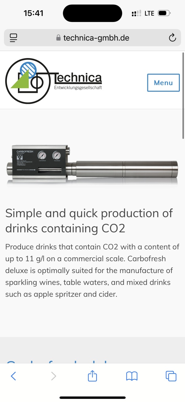 Карбонизатор ( сатуратор ) CarboFresh 15000 л/ч