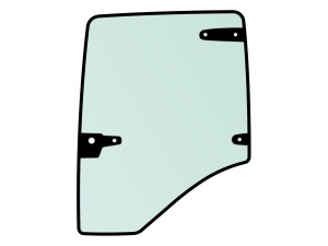 Стекло дверное левое для FENDT VARIO 500625D1