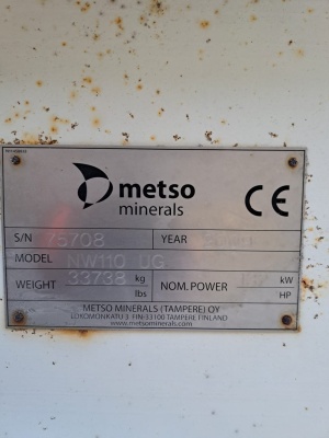 Дробильная установка NORDBERG NW 110UG