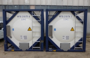 Танк-контейнер объём 21м3 тип Т11, для перевозки молочных продуктов