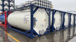 Танк-контейнер объём 24м3 тип Т11, для перевозки красящих пигментов