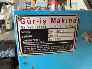 Пакетоделательная машина GUR IS makina MS 240P