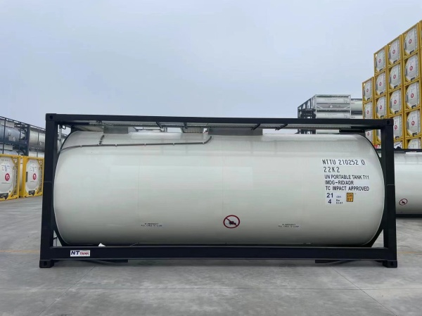 Танк-контейнер объём 21м3 тип Т11, для перевозки минеральной воды