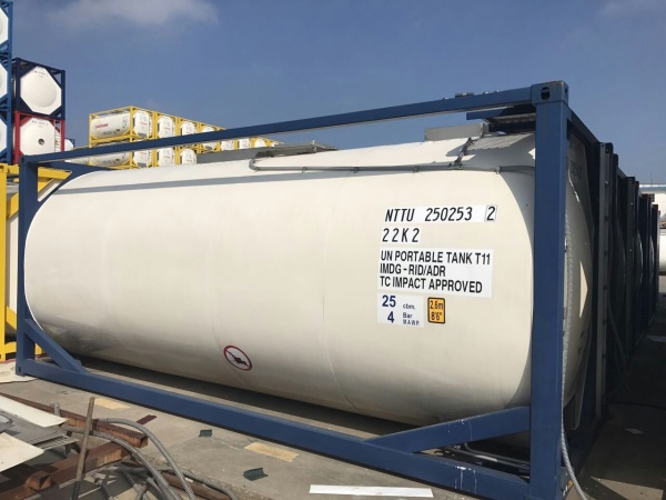 Танк-контейнер объём 21м3 тип Т11, для перевозки глицерина