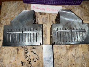 Блок тисков пара для каретки на станок резьбонарезной 5993-5А993