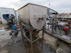 Смеситель сыпучих 1000л с транспортером