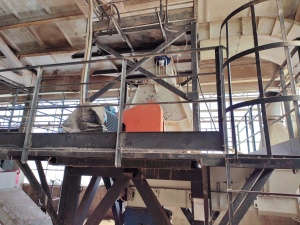 Линия измельчения и сушки сырья для производства биотоплива