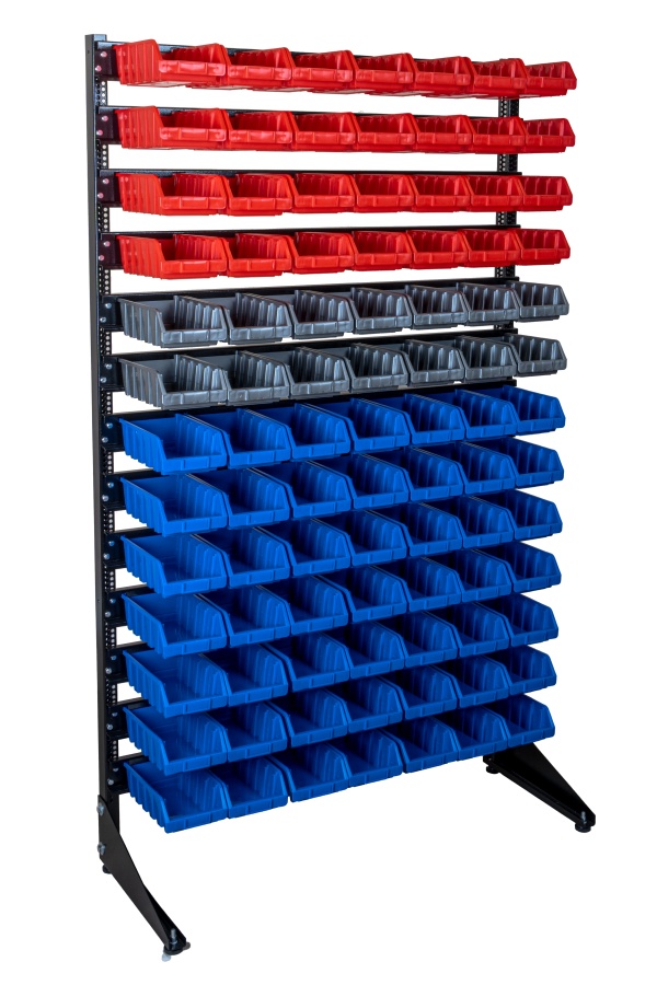 Хранение крепежа, метизов и автозапчастей на стеллаже
