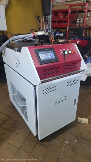 Лазерный станок IT-LM-F200F для очистки металла от ржавчины, коррозии, лака, краски и т.п