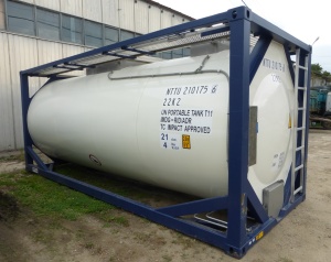 Танк-контейнер объём 21м3 тип Т11, для перевозки изопропилового спирта