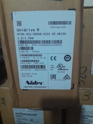 Nidec unidrive Частотный привод, преобразователь частоты