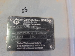 Редуктор подъема NORD