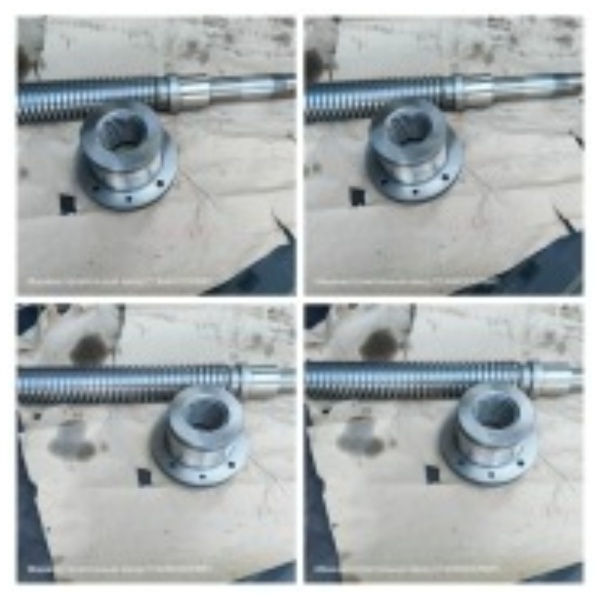 Производство винта-гайки задней бабки токарного станка с ЧПУ модели РТ755Ф3