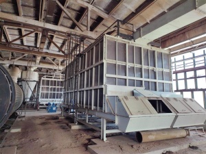 Линия измельчения и сушки сырья для производства биотоплива