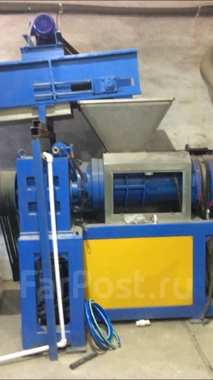 Линия по переработке БИГ Бегов в гранулят во Владивостоке