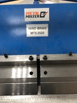 ручной листогибочный станок METALL MASTER Hand Brake MTS 2520