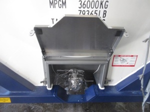 Танк-контейнер объём 21м3 тип Т11, для перевозки молочных продуктов