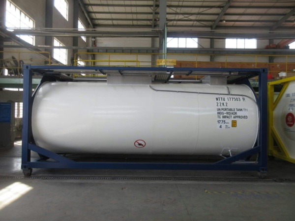 Танк-контейнер тип Т11 объём 18м3, для перевозки бытовой моющей химии