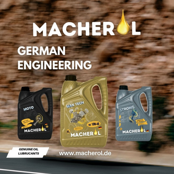 Macherol oil lubricants