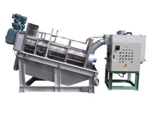 ШНЕКОВЫЙ ОБЕЗВОЖИВАТЕЛЬ ОСАДКА VOLUTE ФИРМЫ AMCON (Япония)