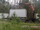 Выполняем перевозку строительных вагончиков массой до 20 тонн в Москве и Московской области
