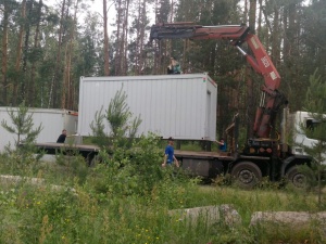 Выполняем перевозку строительных вагончиков массой до 20 тонн в Москве и Московской области