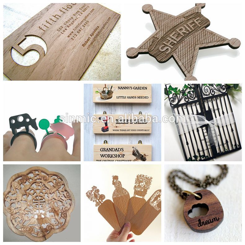 лазерной резки с чпу/со2-лазер машина для дерева/лазерный резак для ...