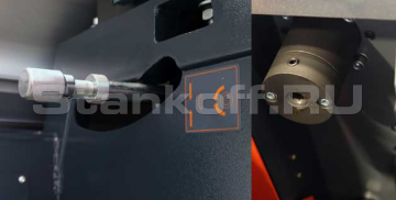 Ручка настройки подрезной пилы по вертикали