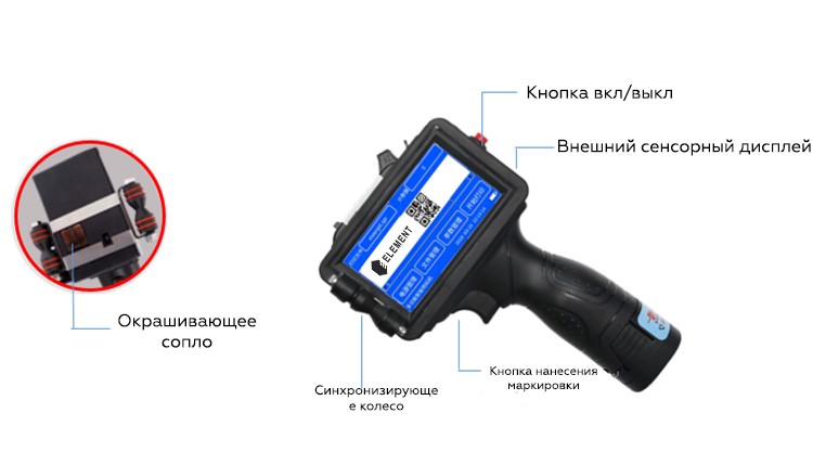 MJ0 - Ручной каплеструйный маркиратор MeenJet M6