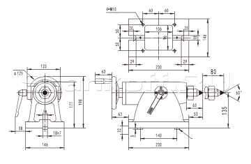 Задняя бабка