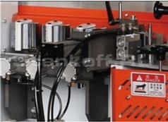 Узел оклейки кромок и прессгруппа