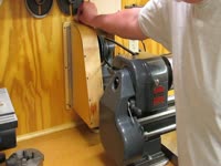 Logan Model 400 8 Inch Lathe Installation - Hole In The Wall Clearance