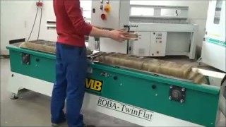 Шлифовальный щеточный станок Roba Twin Flat фирмы МВ Германия