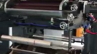 Тестовый запуск на заводе двух цветной флексографической печатной машины серии YT, модель YT-2600