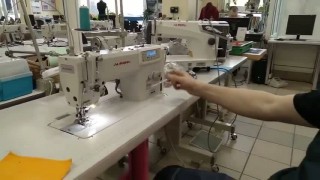 Прямострочная швейная машина с ножом обрезки края материала AURORA A-7510