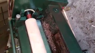 Лущильный итальянский станок Simca-Corali производство шпона дошечки дощечки