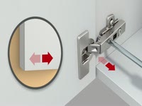 Adjusting cup hinges and doors: Do-It-Yourself with Hettich