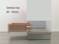 Features and dimensions of roller runner systems: Do-It-Yourself with Hettich