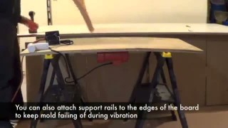 How to make an inexpensive concrete vibrating table for concrete stone
